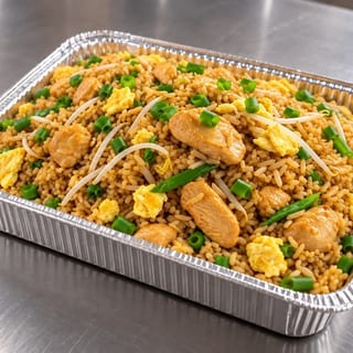 Fuente de Arroz Chaufa Pollo Grande