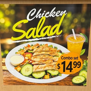 Grilled Chicken Salad Combo