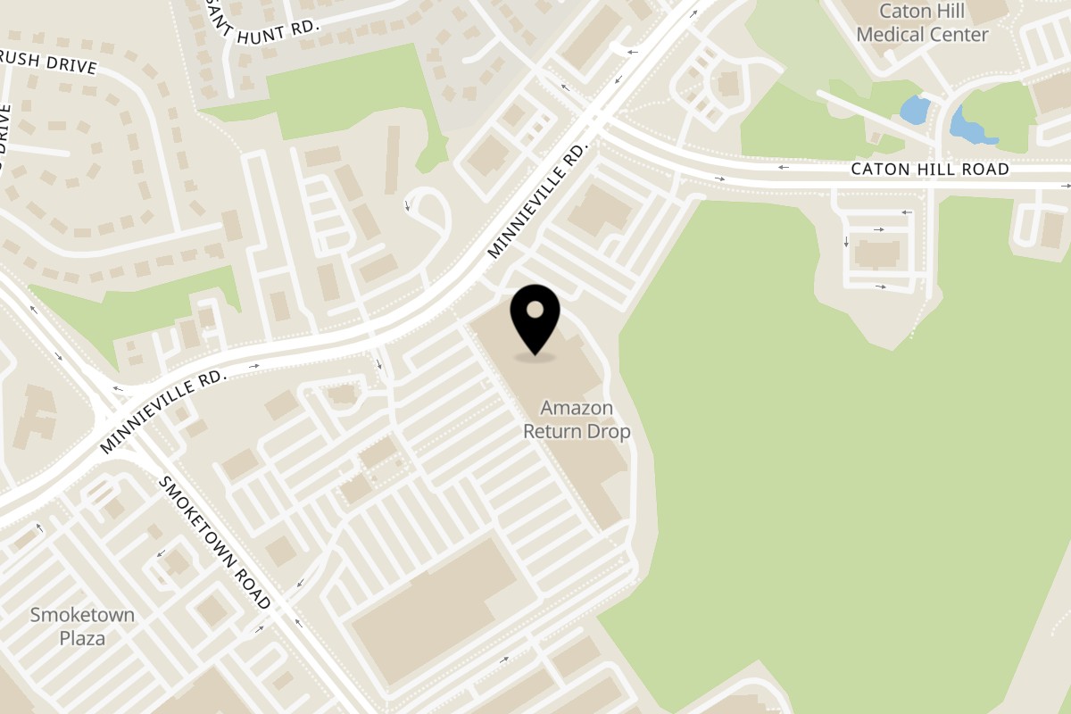 Map showing the location of Doña Sazón Woodbridge on 13813 Foulger Square in Woodbridge